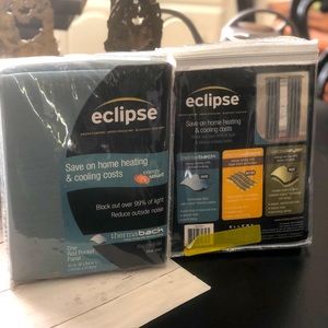 Eclipse Blue River Blackout Curtains